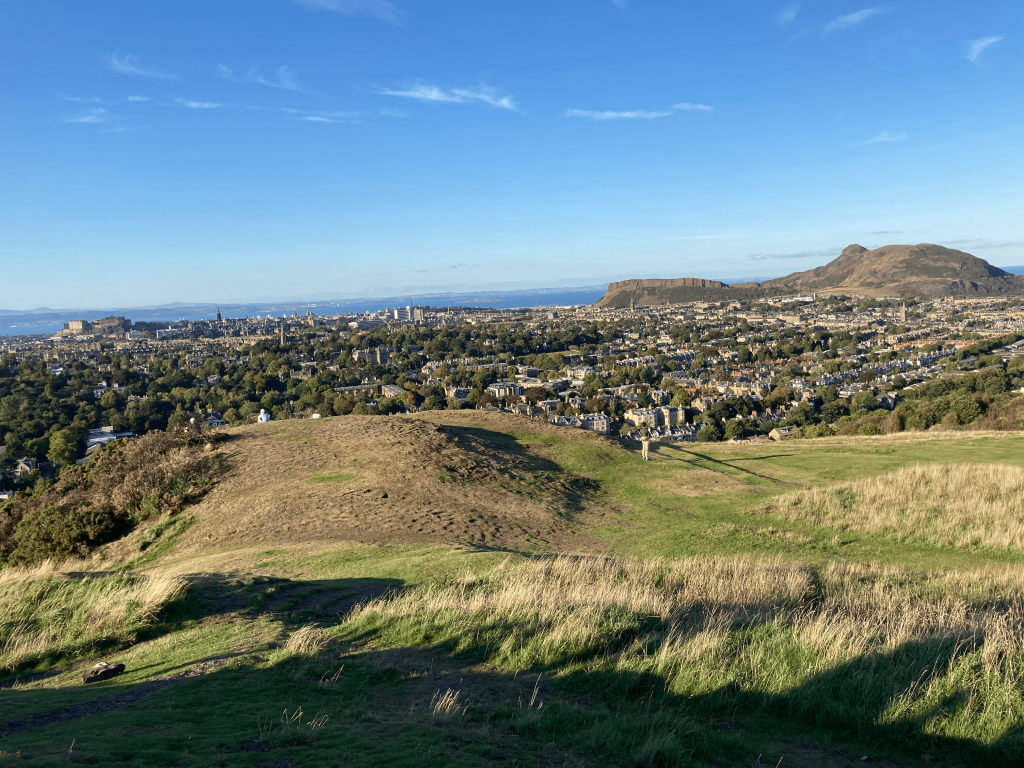Landscape image of Edinburgh from Blackford Hill